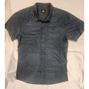 O'Neill Blue Classic Fit Button Down Shirt Mens Size XL